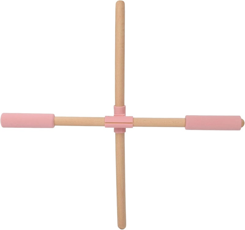 woobles Yoga Stick, Yoga Stretching Tool, Beechwood NBR Hunchback Correction Body Training Lightweight Exercise Stick for Exercise - Image 1